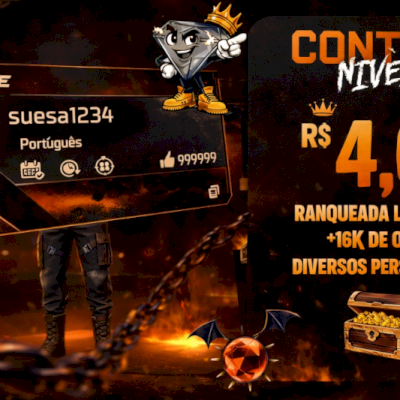 🔥 CONTAS NÍVEIS 15+ PARA FREE FIRE 