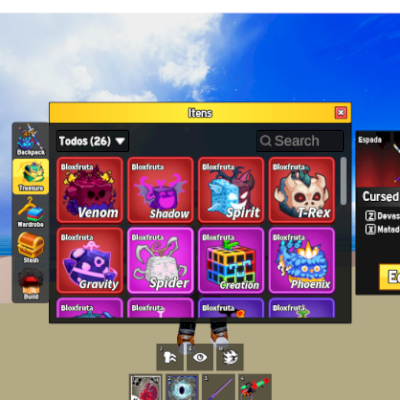 Contas blox fruit