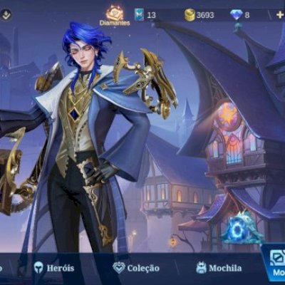 CONTA EPICO 5 E 53 HERÓIS E 40 SKINS
