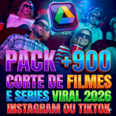 Pack +900 Corte de Filmes series Viral 2026 Instagram Tiktok