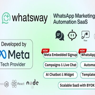 Whatsway - Plataforma SaaS de Marketing e Automação para WhatsApp com Bots PHP 