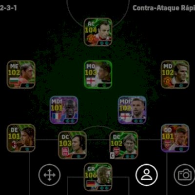 Conta efootball cheia de jogadores raros e show time 
