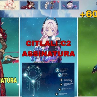GENSHIN AR56 NATLAN: CITLALI C2+ CHASCA+ KINICH | AMBAS ASSINATURAS | 60+TIROS