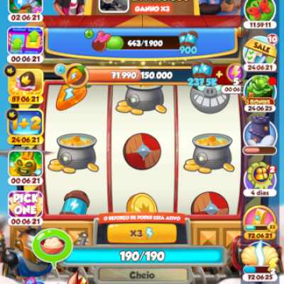 Conta Coin master