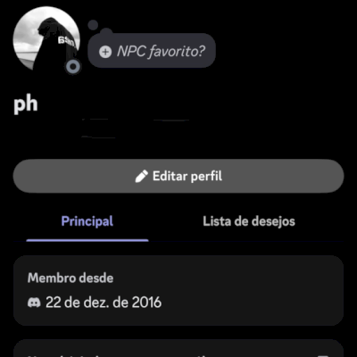CONTA DISCORD 2016 + 5 USER 4c