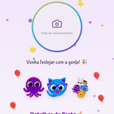 CONVITE INTERATIVO INFANTIL 
