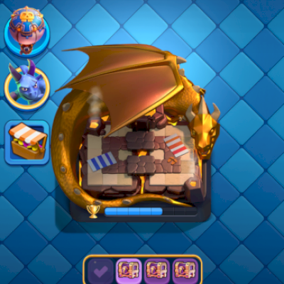 CONTA CLASH ROYALE 7311 TROFEUS 1592 GEMAS NEGOCIO