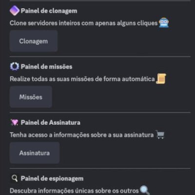 Faço Missões no Discord.