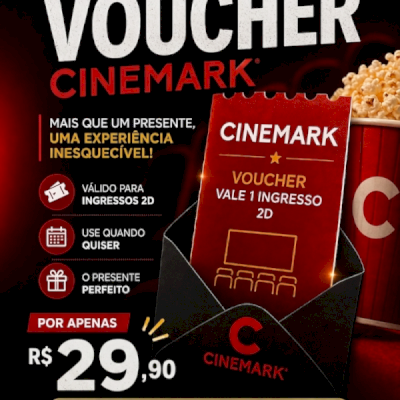 🎬 VOUCHER CINEMARK 2D 🍿 | INGRESSO DIGITAL R$29 🎟️ 