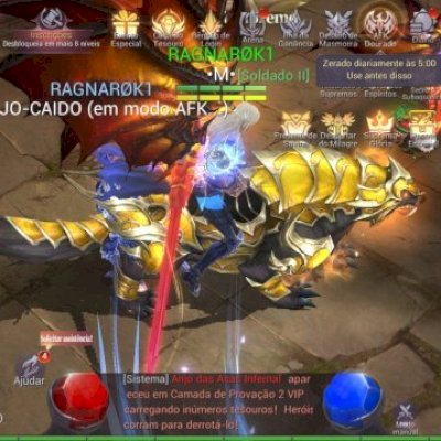 Vendo conta top 2  Mu dark awakening servidor novo 