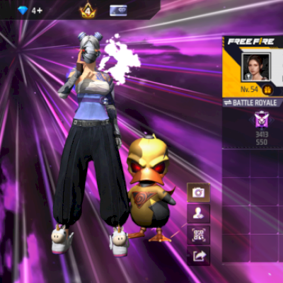 Conta de Free fire tem o megumi 