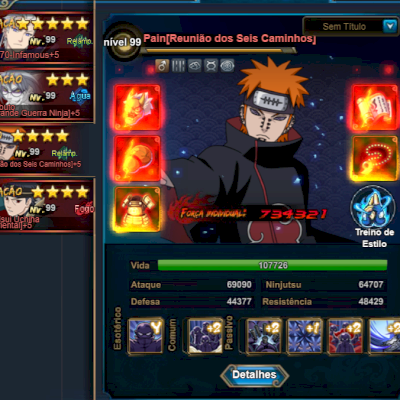 Conta Naruto Online 2kk FC 