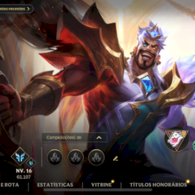 Vendo Conta do WildRift, criada do 0 tenho todos os dados 