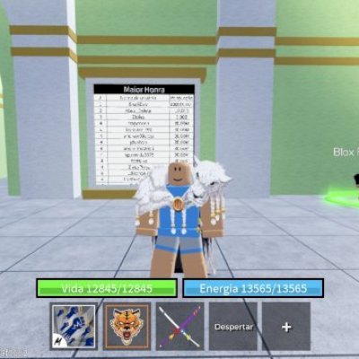 conta de blox fruit com shark v4 e leopard consumida