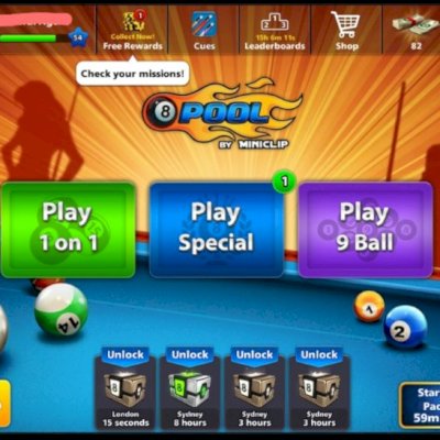 Conta  8 Ball Pool 200M + Cash 