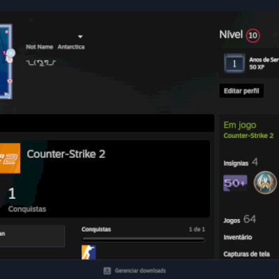 CONTA STEAM COM PRIME CS E 60+ JOGOS