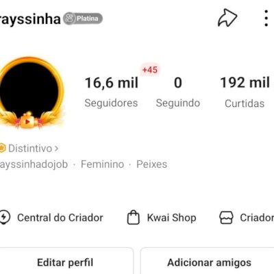 CONTA KWAI +16K DE SEGUIDORES, PRA QUEM QUER GANHAR DINHEIRO COM O KWAI 