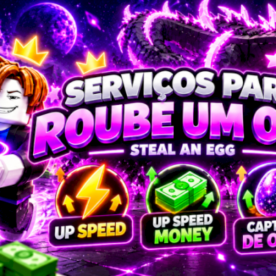 Serviços para Roube um Ovo / Steal An Egg | Up Speed e Money [LEIA A DESCRIÇÃO]