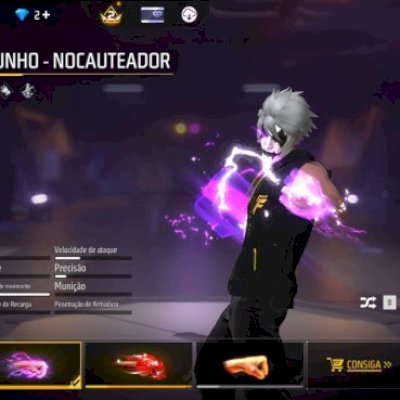 Conta free fire 2 angelicais