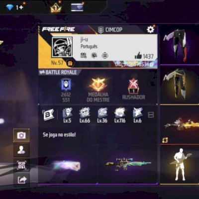 Conta Free fire