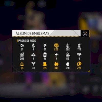 Free fire 42 passes antiga nvl 61