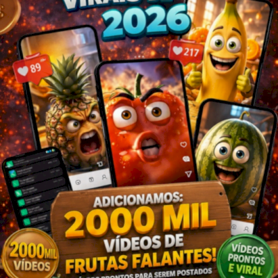 Novela das frutas / 2000 mil vídeos VIRAL / PACK 2K DE VÍDEOS PRA VC MONETIZAR  