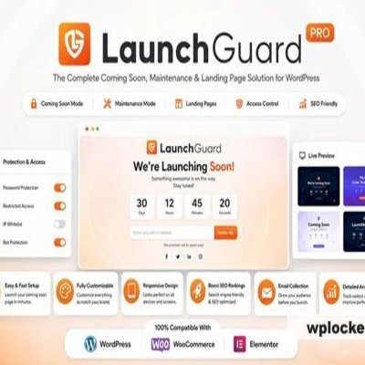 LaunchGuard Pro v1.1.3  Coming Soon & Maintenance  PLUGIN WP