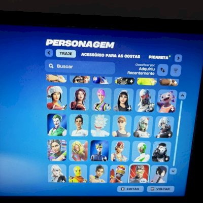Vendo conta fortnite PREÇO NEGOCIÁVEL