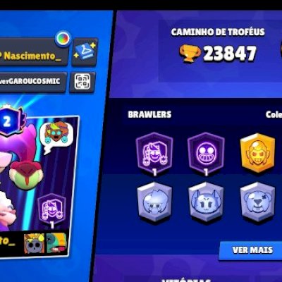 Conta de brawl stars + conta de clash Royale