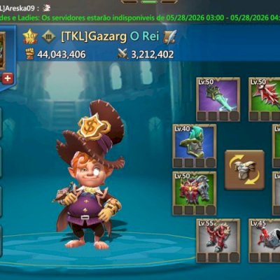 Conta de lords mobile 
