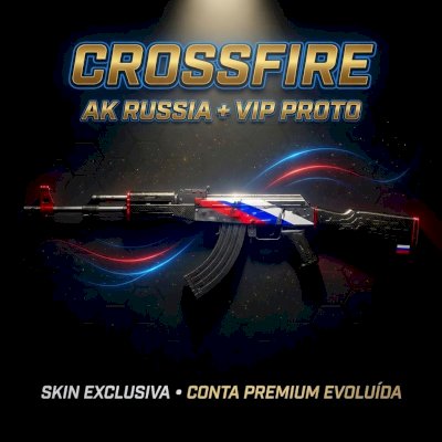 CONTA COM UMA DAS MELHORES AK DO JOGO - AK RUSSIA + VIP PROTO