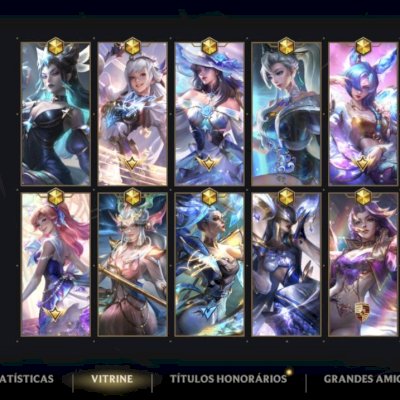 Conta wild rift 792 Skins 