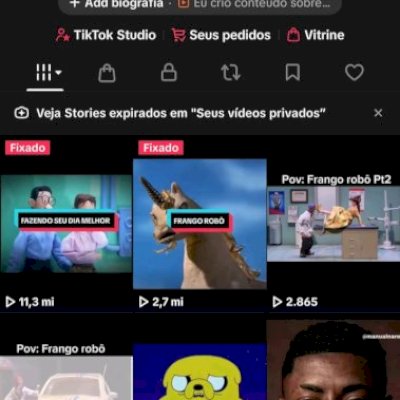 Vendo conta com 223 mil seguidores, 