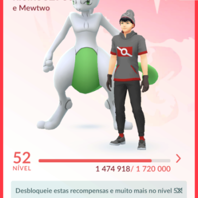 CONTA LVL 52 |🌙 50 LENDÁRIOS |✨25 SHINY |💯 9 HUNDO |💯 1 SHUNDO |💎2M STARDUST