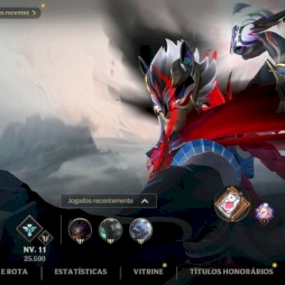 Conta mestre com várias skins 