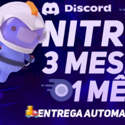Discord Nitro Gaming 1 Meses + 2 Impulsos 