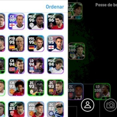 Conta de EFootball iniciante boa para quem está começando 