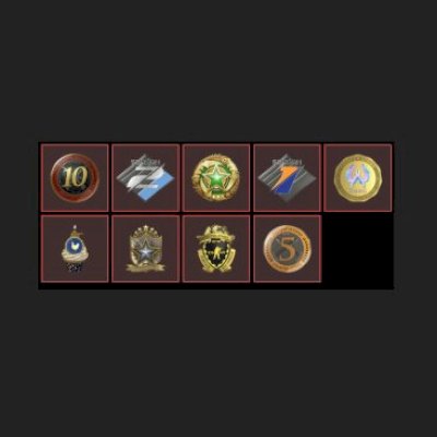 Conta com 9 medalhas de cs2 e varias insígnias steam e 10 anos 