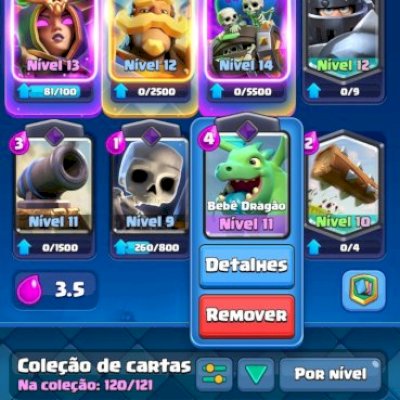 Conta Clash com 4k de gemas , 200k de ouro , +8k de troféus 