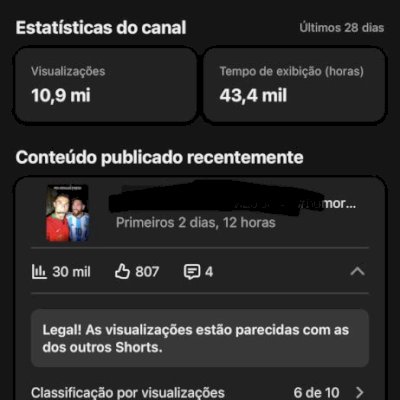 COMBO CANAL DO YOUTUBE + CANAL DO TIKTOK 🔥