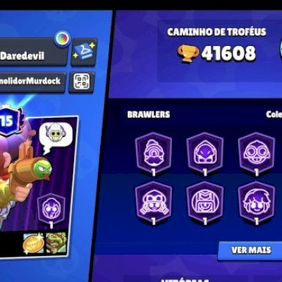 VENDO CONTA DE BRAWL STARS c/41k COM VÁRIAS SKINS SAZONAIS, LENDÁRIAS E MÍTICAS!