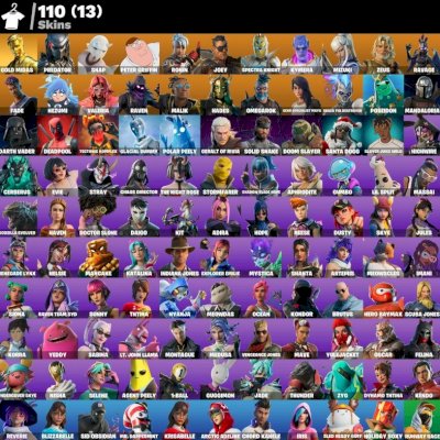 Conta Fortnite | 110 Skins | Ravage | Deadpool | Peter Griffin| Predador