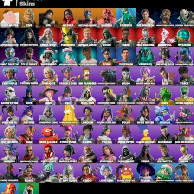 Conta Fortinite | 93 skins | Rebel Oro | Jotara | Supermen | Peter Griffin 