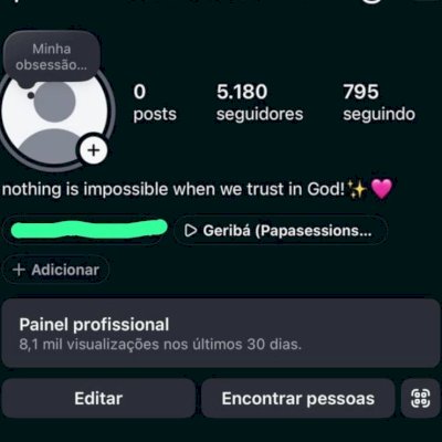 Vendo conta Instagram 5mil seguidores  