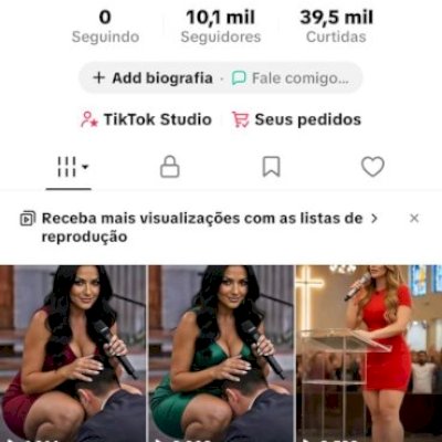 CONTA DO TIKTOK MONETIZADA +10,1K SEGUIDORES (ENGAJAMENTO REAL)
