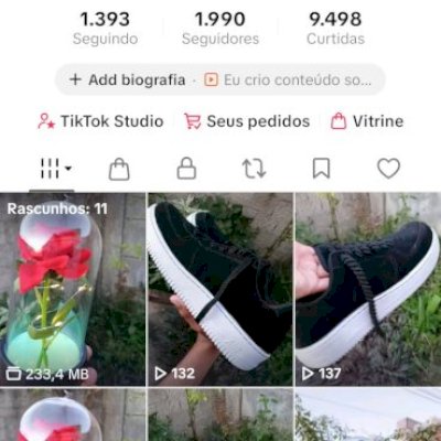 Conta Tiktok com TIKTOK SHOP ATIVO