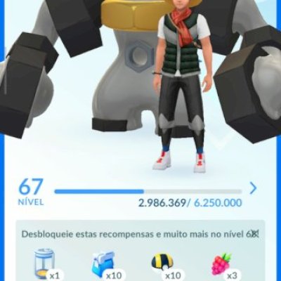 CONTA LVL 67 POKÉMON GO 