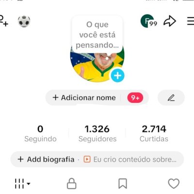 CONTA TIK TOK 1,3K SEG E 2,7K DE CURTIDAS (CONTAS TIK TOK)
