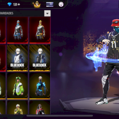Conta gemada com blue lock