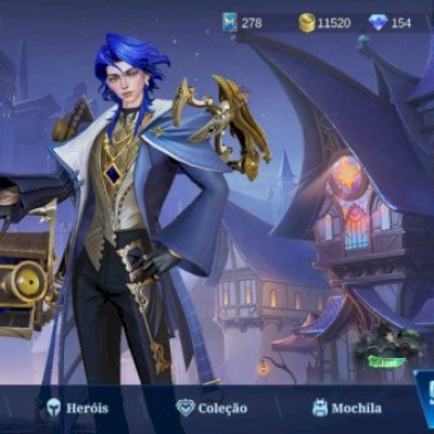 Conta Mobile Legends + Rank Glória Mítica 56 star + 47 Hérois + 23 skins